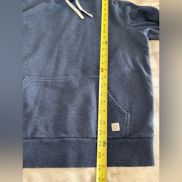 Marine Layer Dark Blue Pullover Hoodie Sweatshirt Size Large - Picture 7 of 8